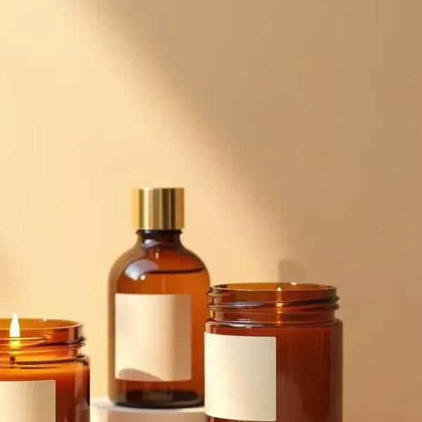 Vela aromática Vanilla Caramel da VK Inspirações